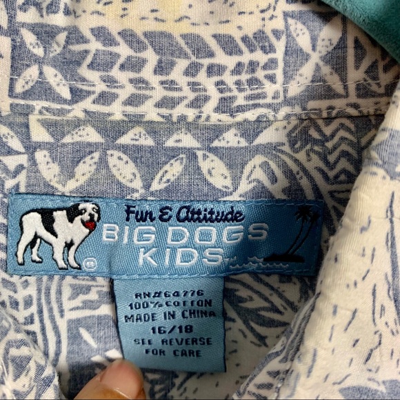 BIG DOGS Short Sleeve Shirt - Picture 3 of 6